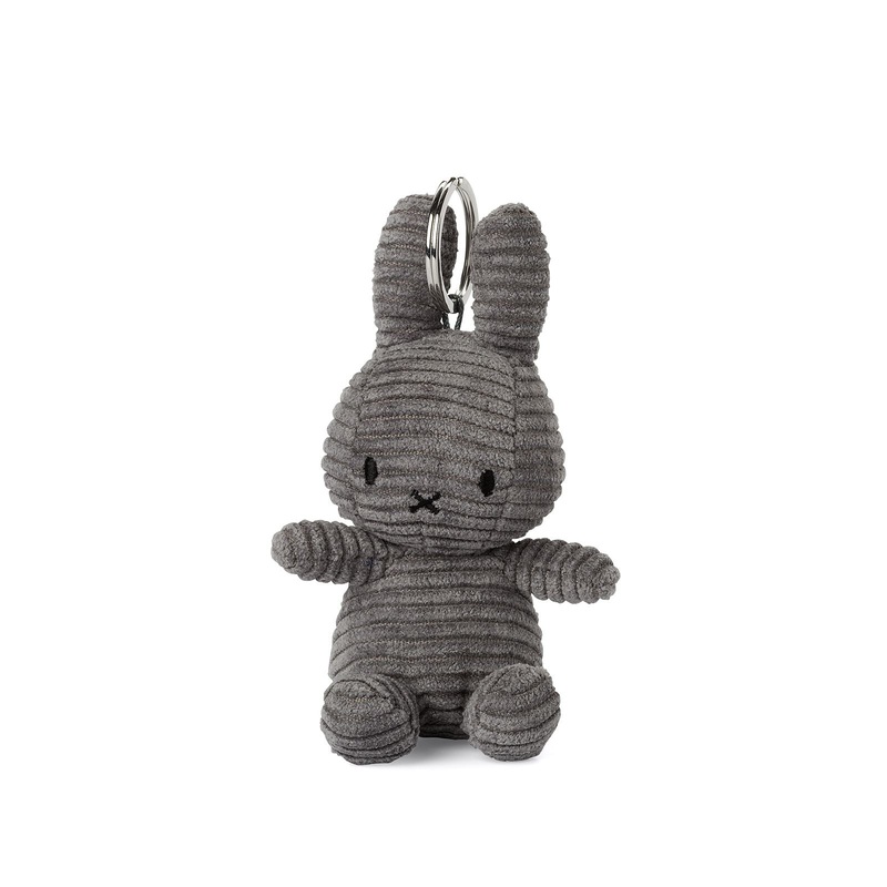 Miffy Keychain - Corduroy Grey | 10 cm