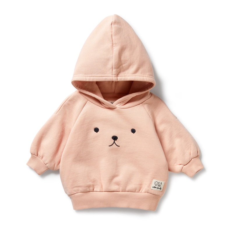 Wilson & Frenchy - Organic Terry Hooded Sweat | Blush Pink