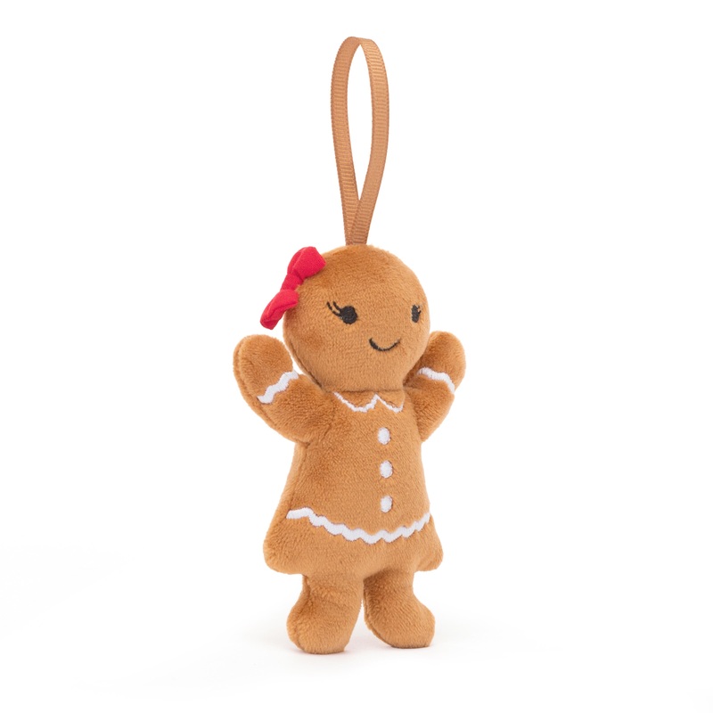 Jellycat - Decoration | Festive Folly Gingerbread Ruby