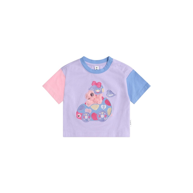 Huxbaby - Racer Dino Boxy Tee Pastel - HB2103S25