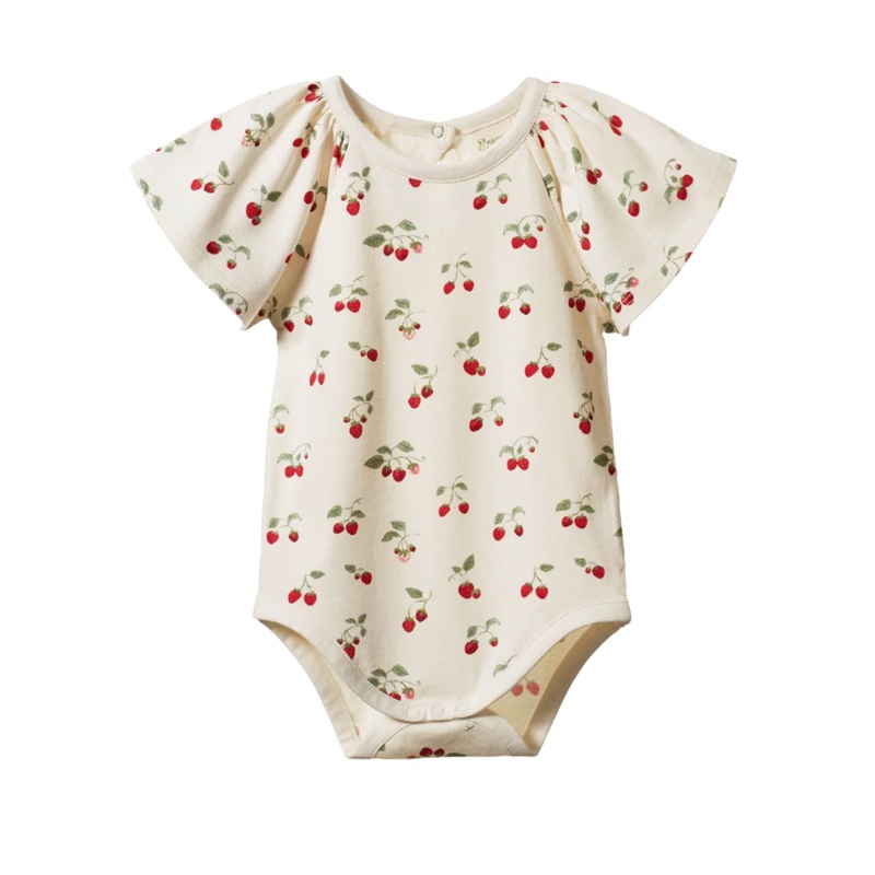 Nature Baby - Faye Bodysuit | Strawberry Blush