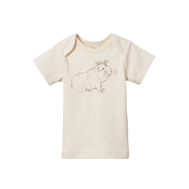 Nature Baby - Simple Tee | Guinea Pig Gala Print