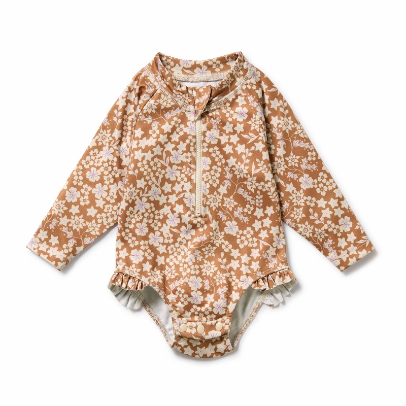 Wilson & Frenchy - Long Sleeved Swimsuit | Hazel Floral