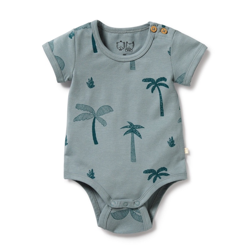 Wilson & Frenchy - Organic Bodysuit Palm Days