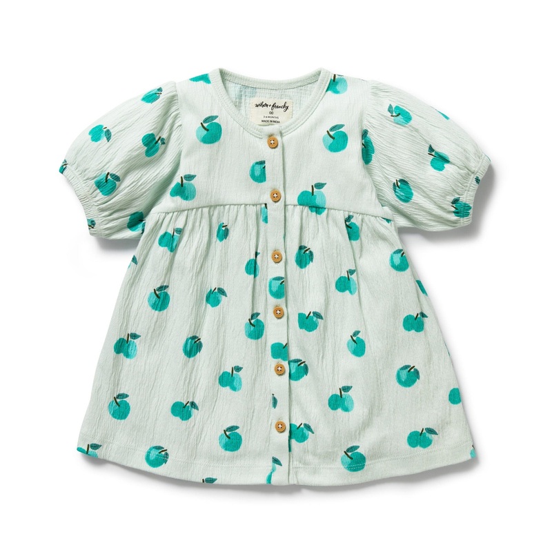 Wilson & Frenchy - Organic Button Dress | Apple Papple