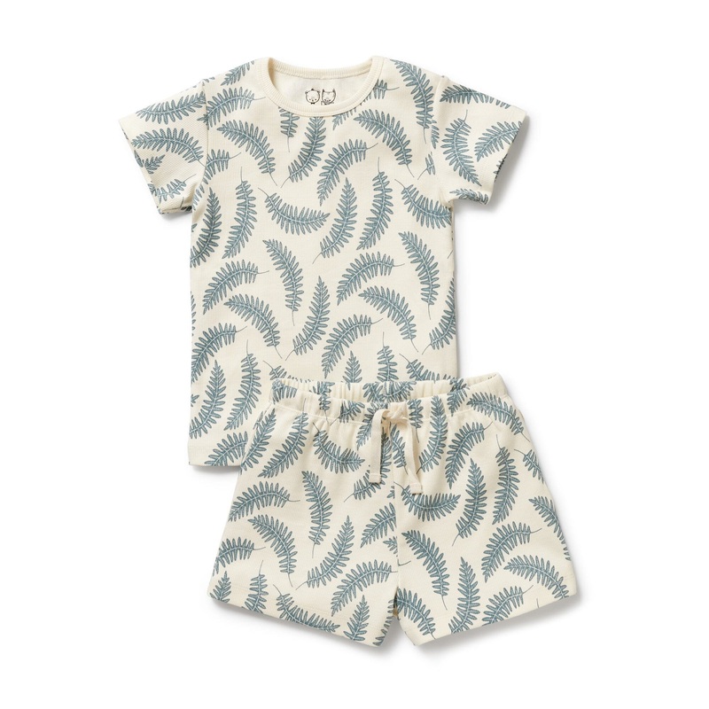 Wilson & Frenchy - Organic Short Sleeved Pyjamas | Little Fronds