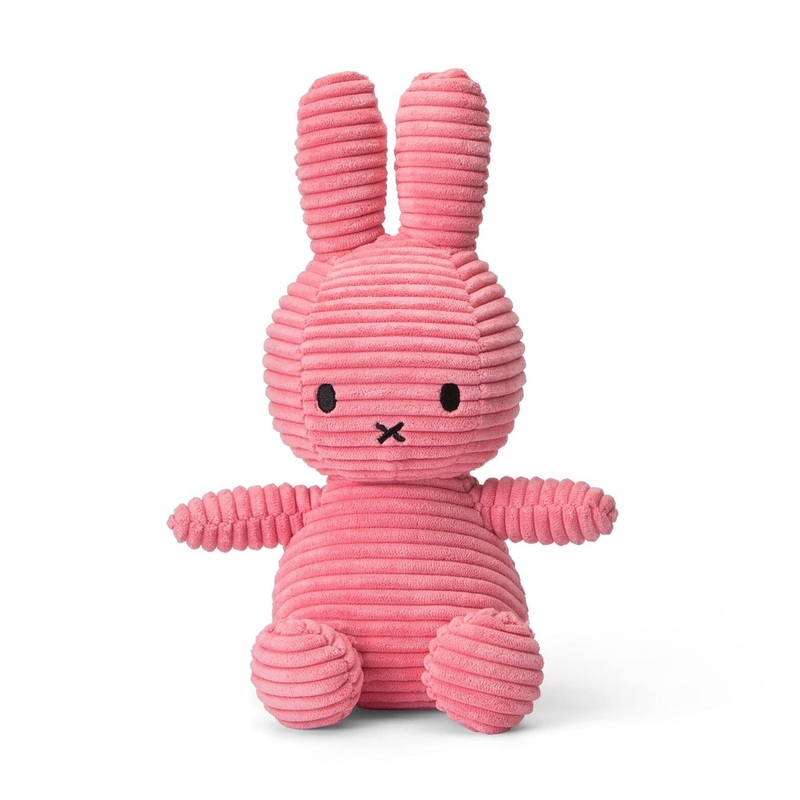 Miffy Sitting - Corduroy Bubblegum Pink | 23cm