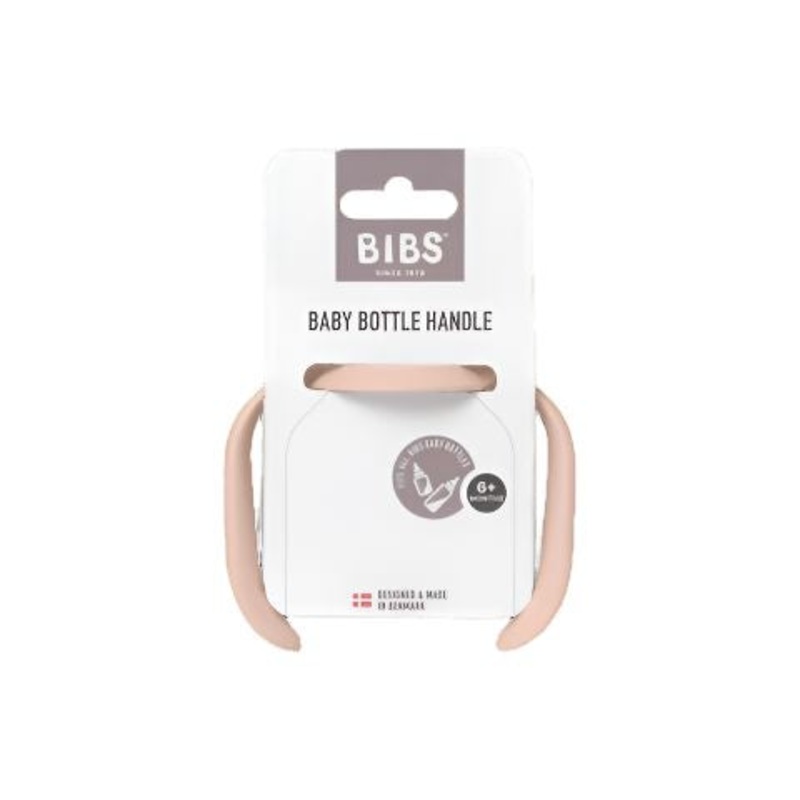 BIBS Dummies - Baby Bottle Handle | Blush