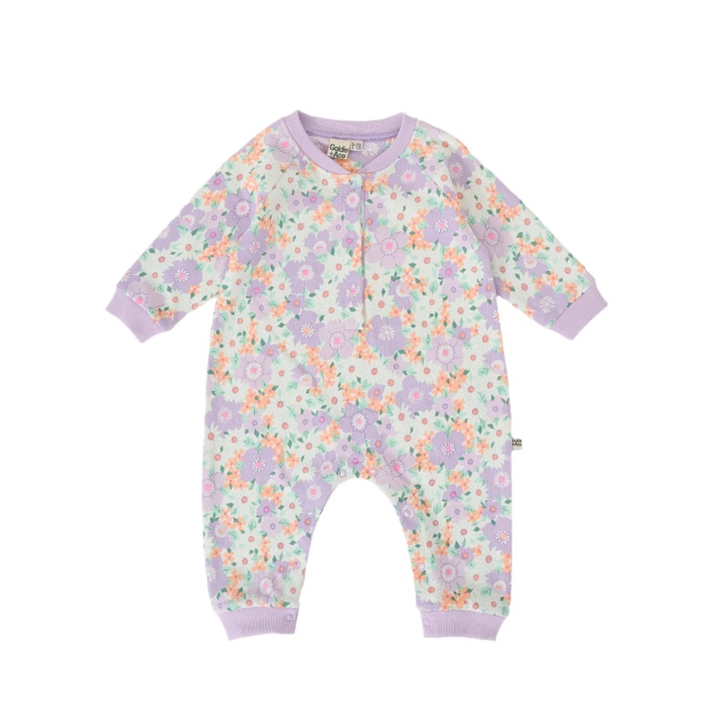 Goldie & Ace - Relaxed Terry Romper | Flora