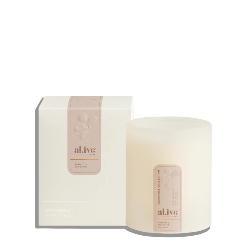 Al.ive Body - Soy Candle | Apricot & Sweet Fig