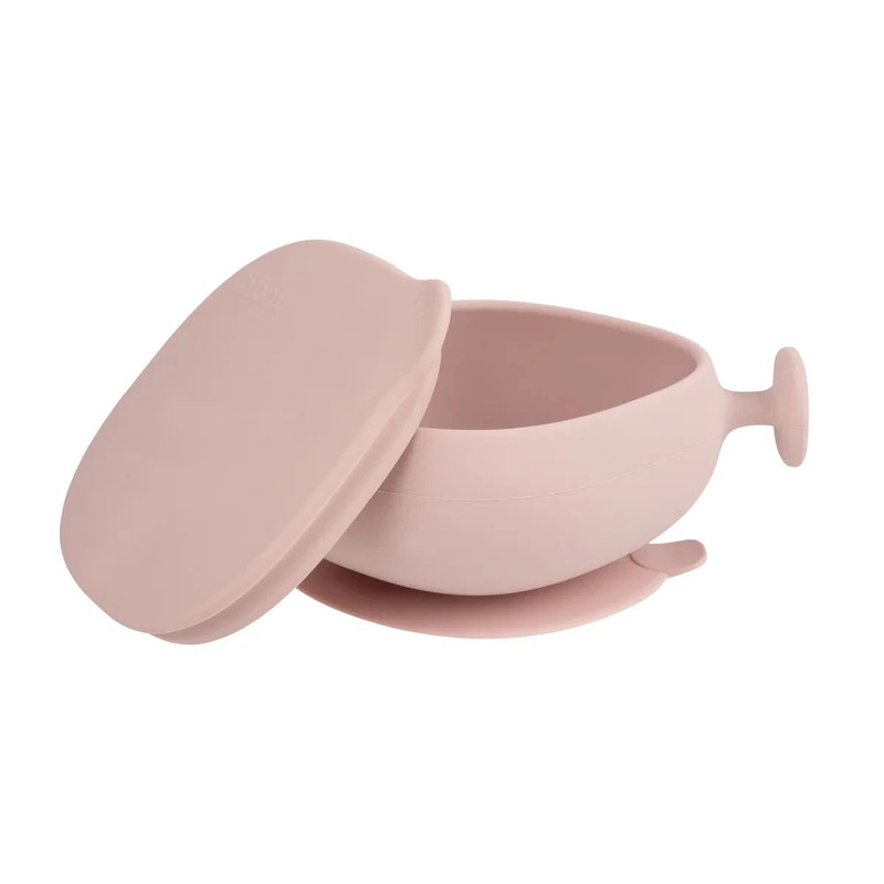 b.box - Silicone Bowl + Lid | Blush
