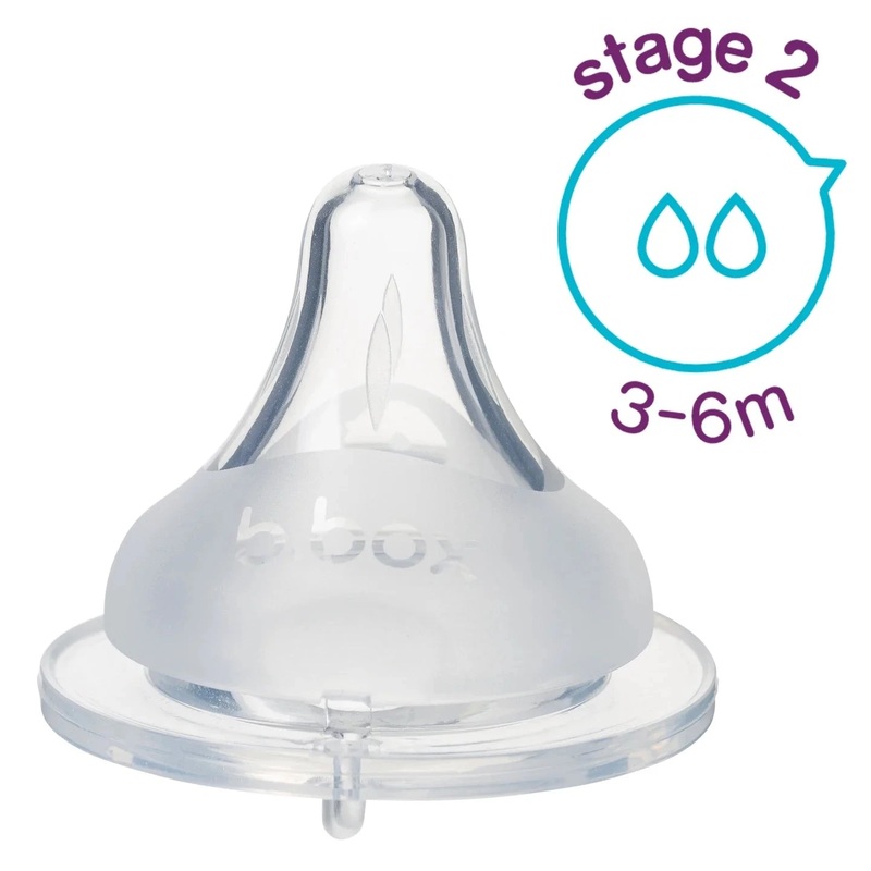 b.box - Baby Bottle Teat | Stage 2