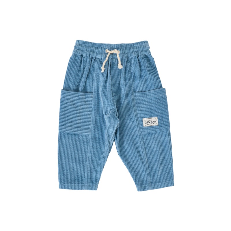 Goldie & Ace - Kit Corduroy Pocket Pant | Duck Egg