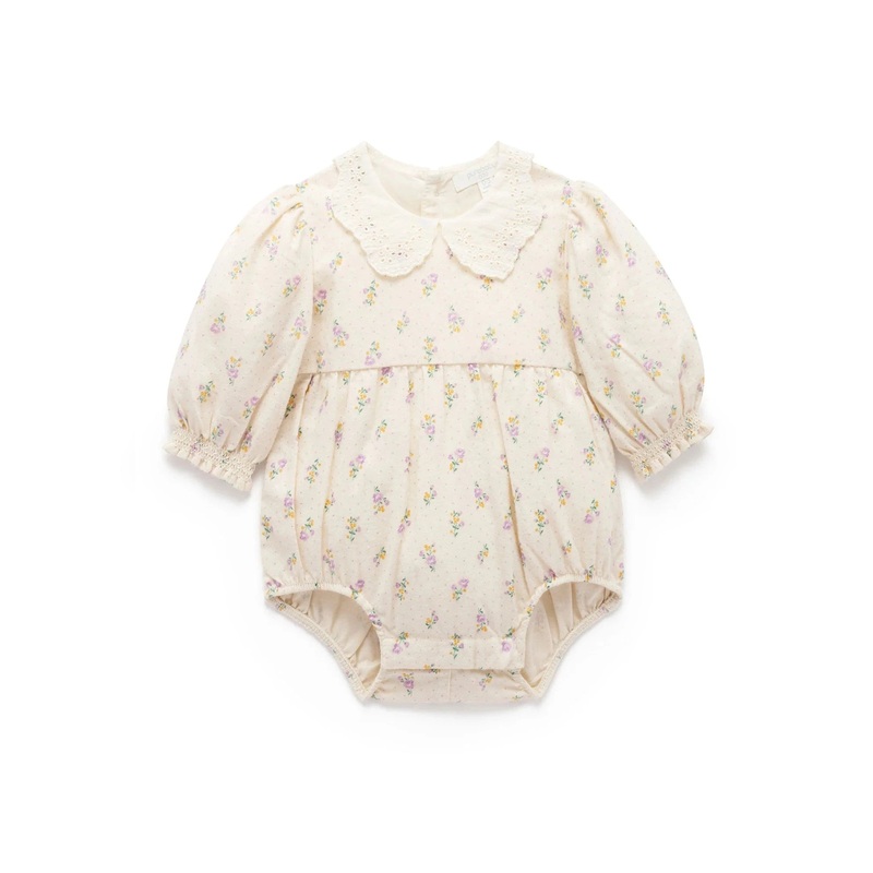 Purebaby - Primrose Gathered Bodysuit