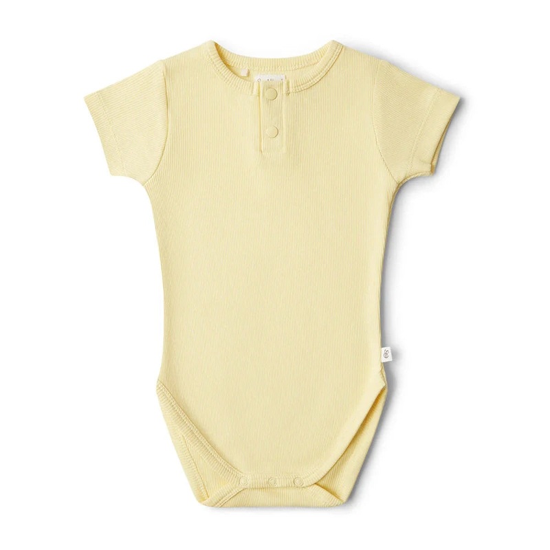 Snuggle Hunny - Organic Short Sleeve Bodysuit | Sunlight