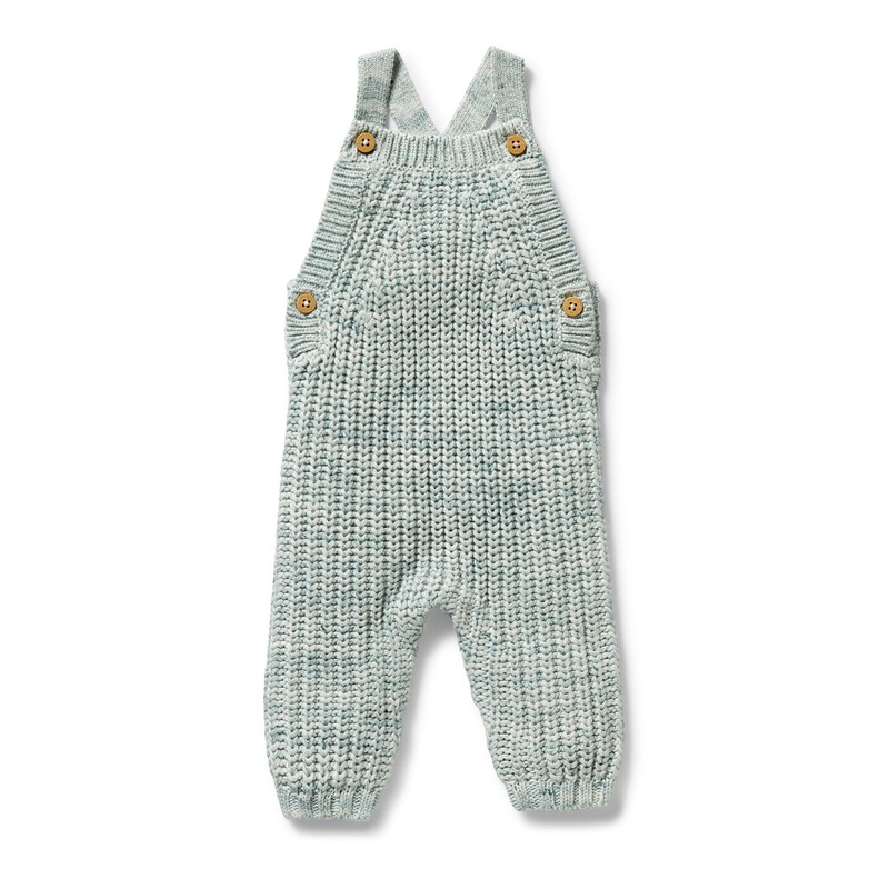 Wilson & Frenchy - Organic Knitted Overall | Moss Speckle