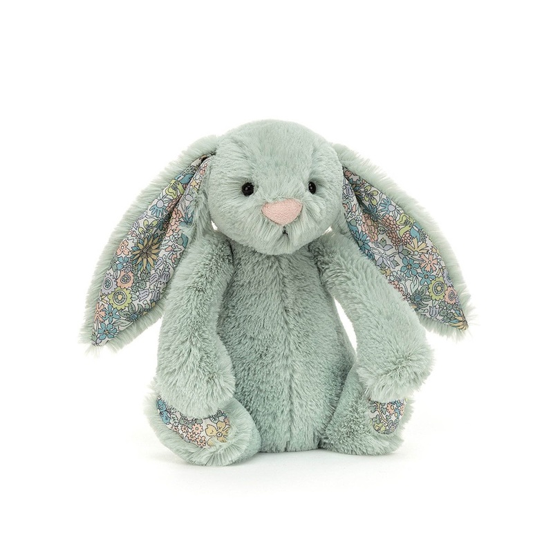 Jellycat Bashful Blossom - Sage Bunny Little (Small) - Retired