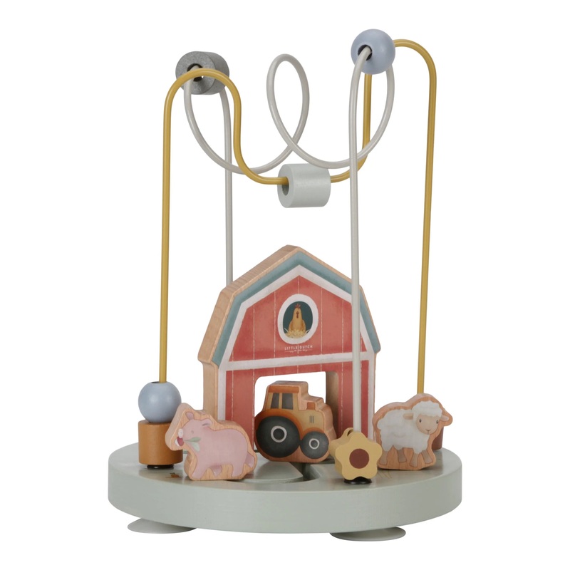Little Dutch - Little Farm Wooden Activity Spiral