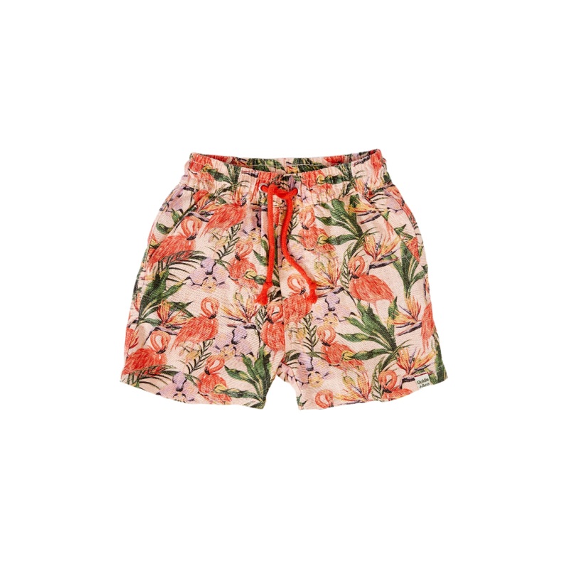 Goldie & Ace - Noah Linen Shorts - Flamingo Pink