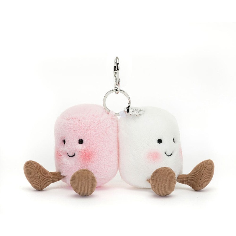 Jellycat - Bag Charm | Amuseable Pair of Marshmallows