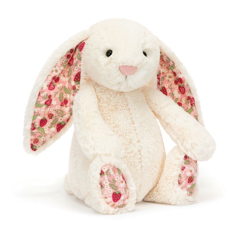 Jellycat Bashful Blossom - Original | Cream Berry Bunny