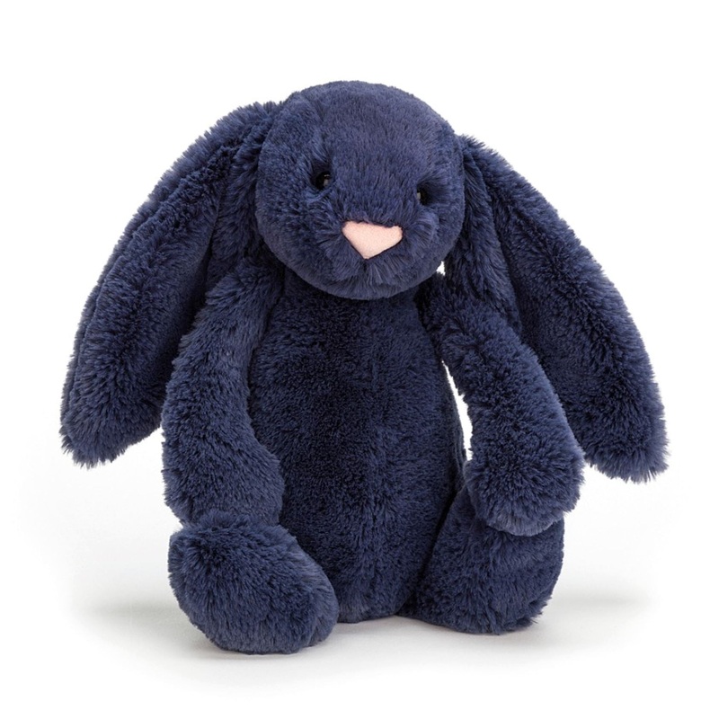 Jellycat Bashful - Navy Bunny Original (Medium) - Retired