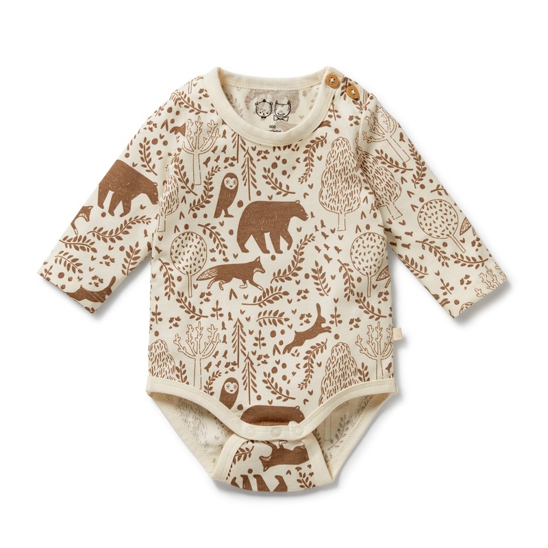Wilson & Frenchy - Organic Bodysuit | Winter Forest