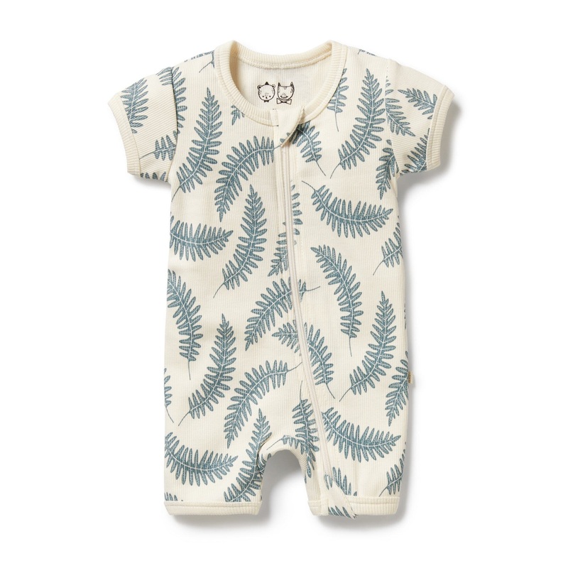 Wilson & Frenchy - Organic Boyleg Zipsuit | Little Fronds