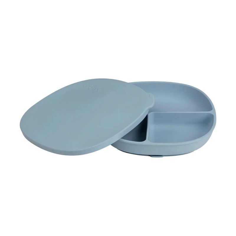 b.box - Silicone Plate + Lid | Ocean