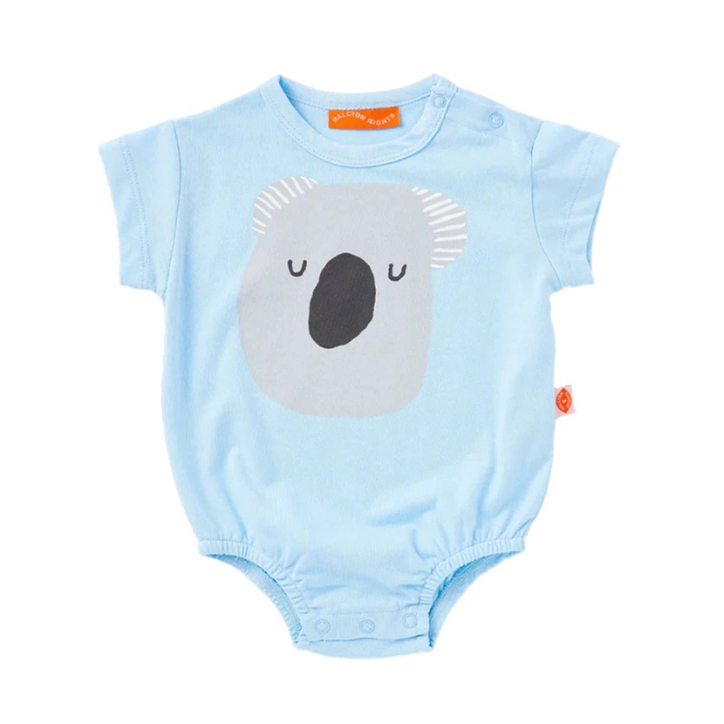 Halycon Nights - Koala Blue Short Sleeve Bodysuit