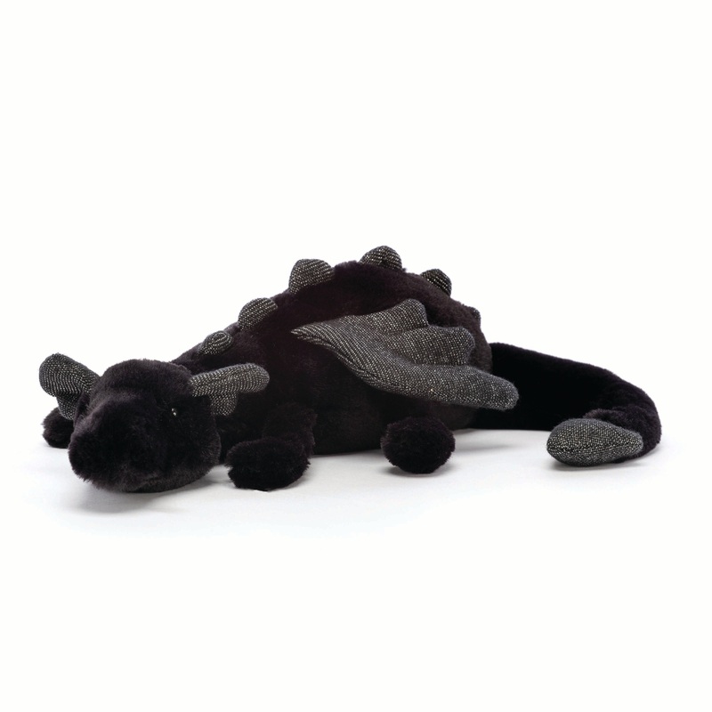 Jellycat - Onyx Dragon Little - Retired