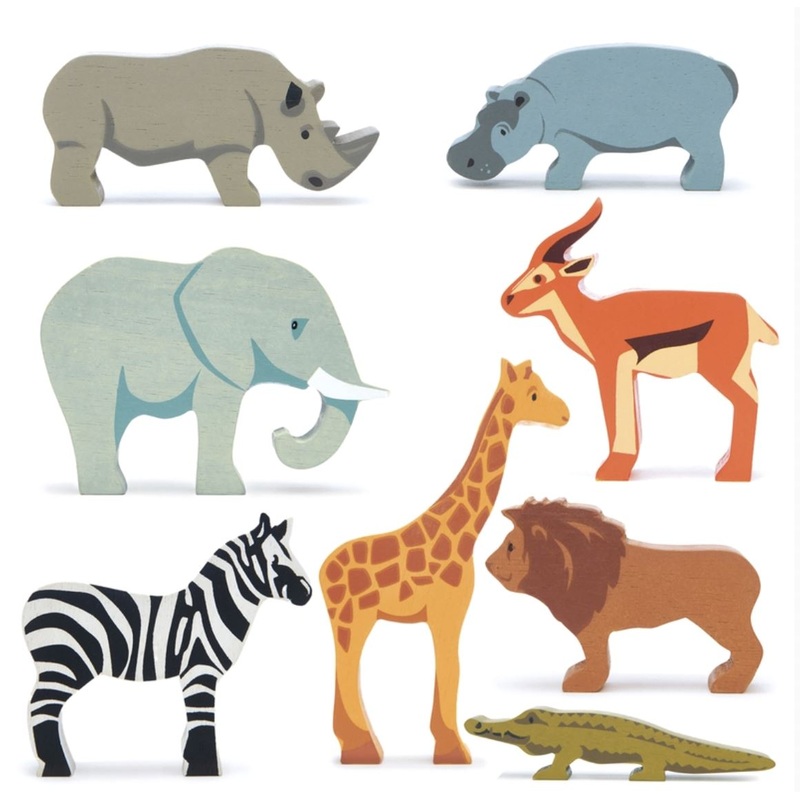 Tender Leaf Toys - Safari Wooden Animal