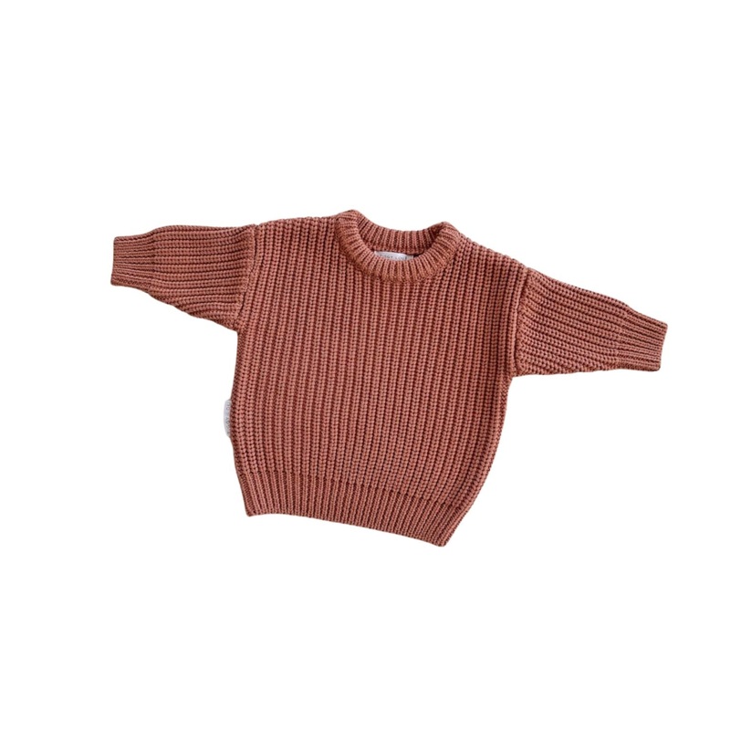 Ziggy Lou - Super Chunky Jumper | Terracotta