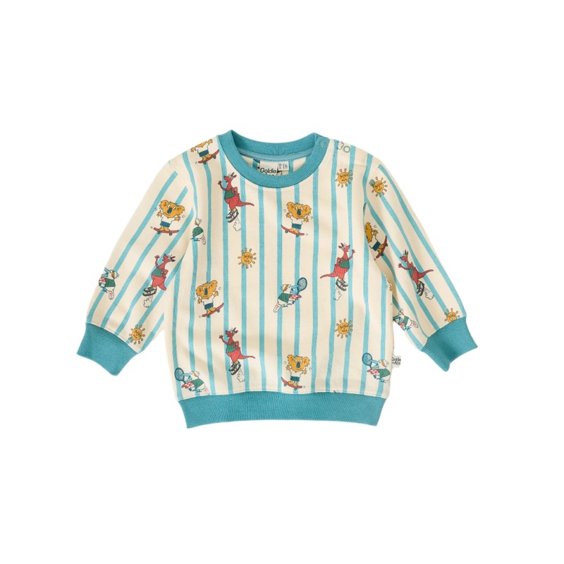 Goldie & Ace - Goldie Squad Relaxed Terry Sweater