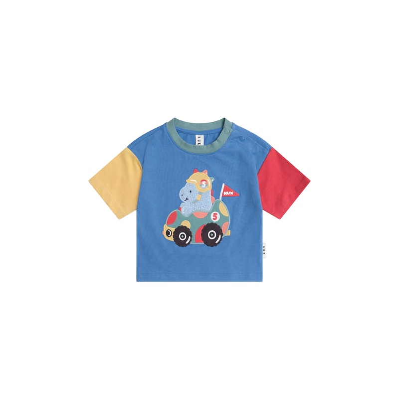 Huxbaby - Racer Dino Boxy Tee - HB2119S25