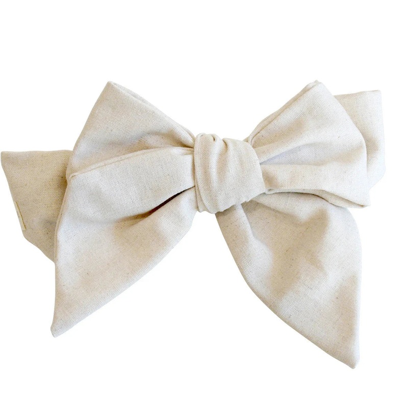 Alimrose - Linen Head Bow Natural