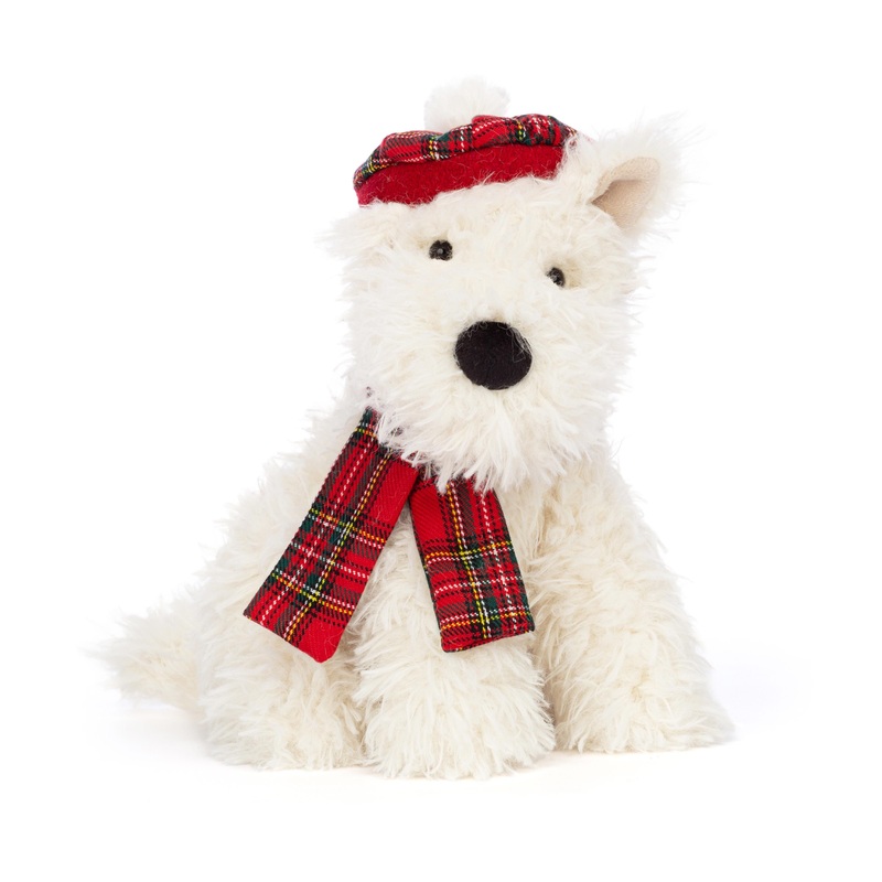 Jellycat - Winter Warmer Munro Scottie Dog - Retired