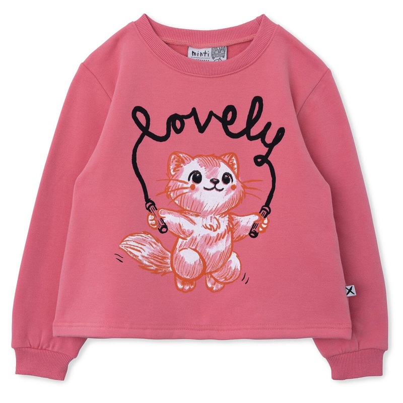 Minti Lovely Kitty Furry Crew - Pink