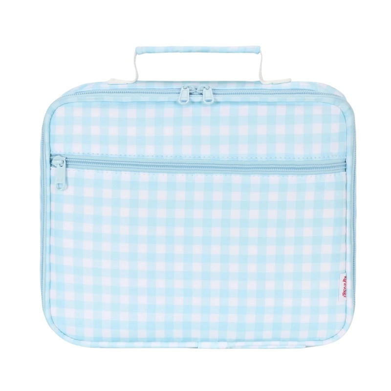 Kinnder - Junior Insulated Lunch Bag | Blue Gingham