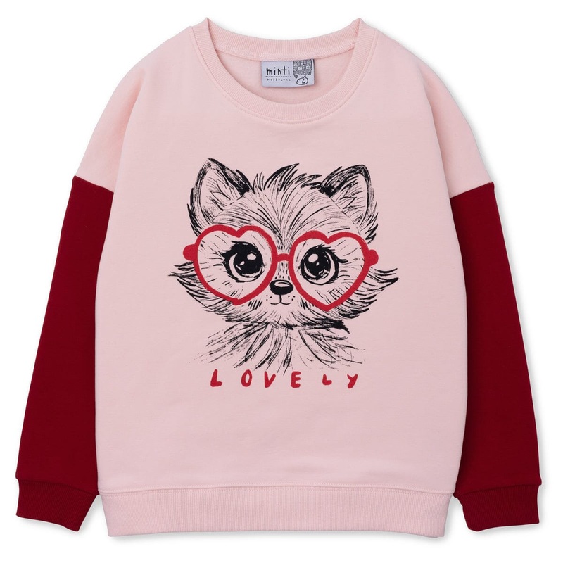 Minti Lovely Fox Furry Crew - Ballet/Red
