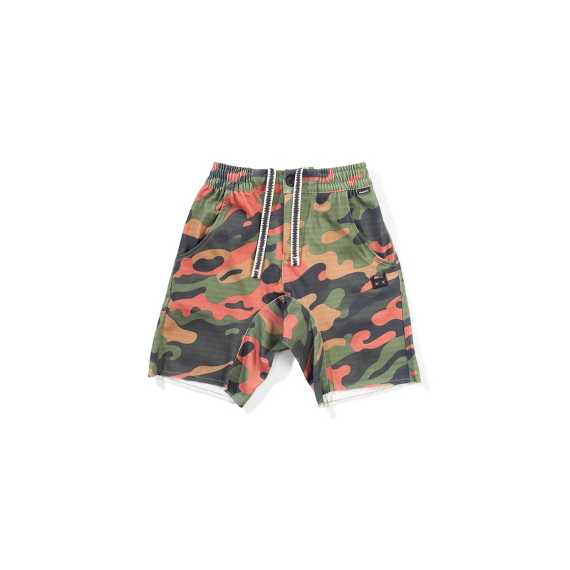 Munster Kids - Side Flames Short | Camo