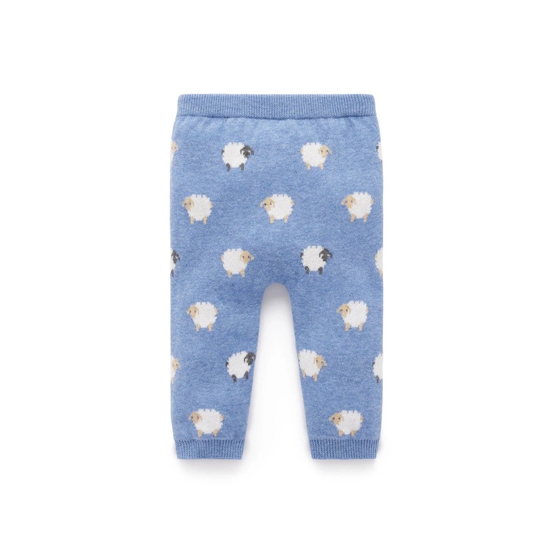 Purebaby - Sheep Jacquard Leggings