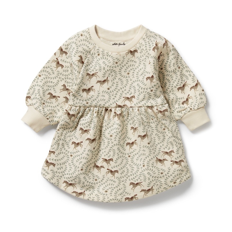 Wilson & Frenchy - Organic Terry Sweat Dress | Trixie Horse