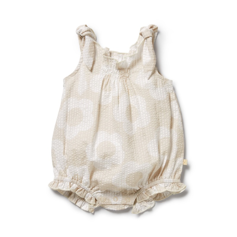 Wilson & Frenchy - Organic Tie Playsuit | Daisy Bloom