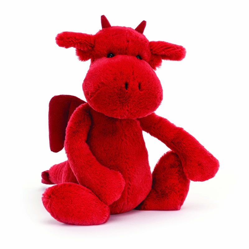 Jellycat Bashful - Red Dragon Original (Medium) - Retired
