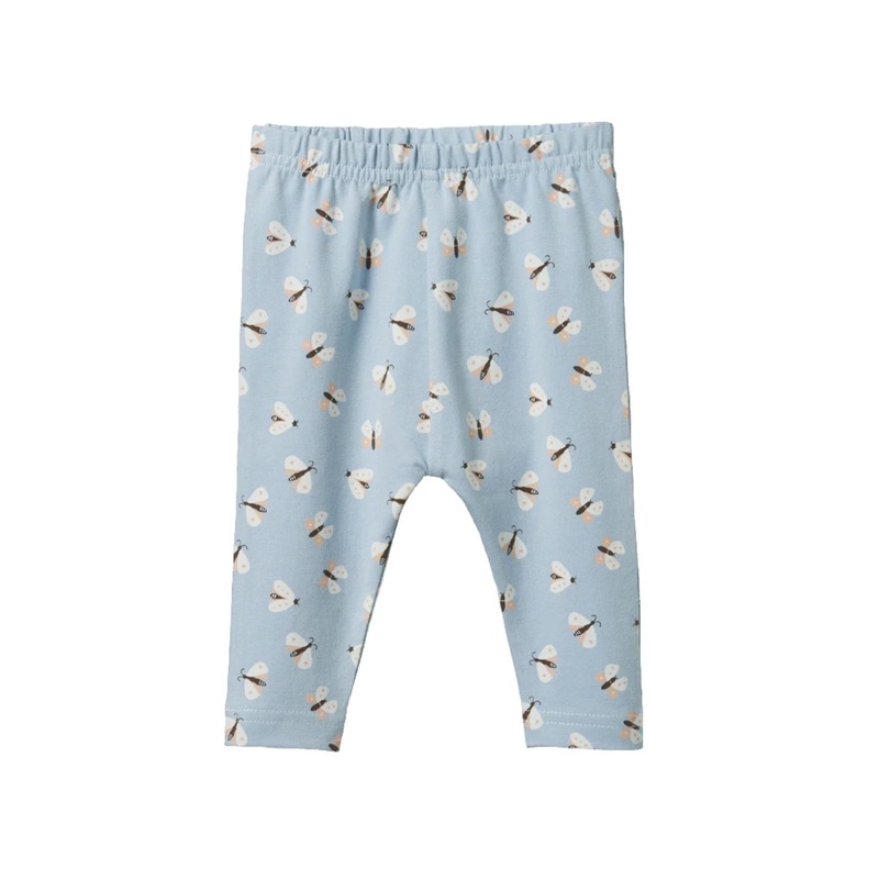 Nature Baby - Leggings | Butterfly Dance Blue Print
