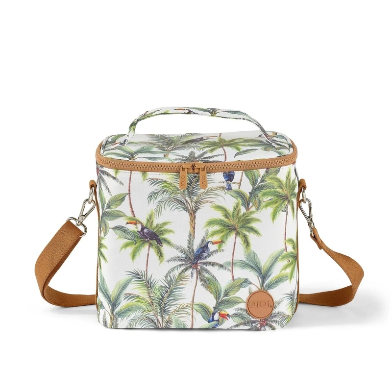 OiOi - Midi Insulated Lunch Bag/Pumping Bag | Tropical