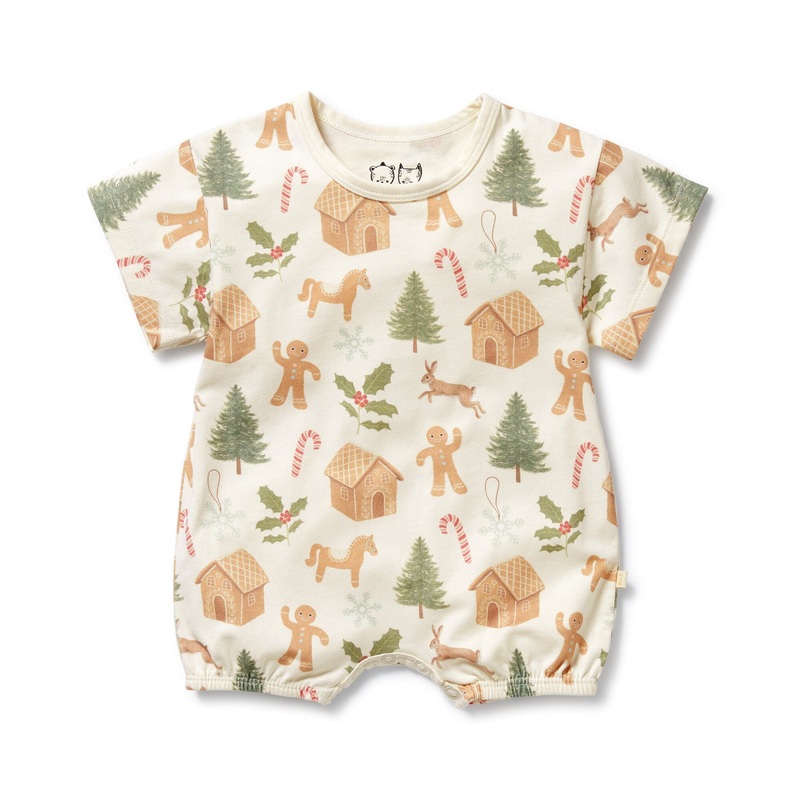 Wilson & Frenchy - Organic Growsuit | Holly Jolly Magic