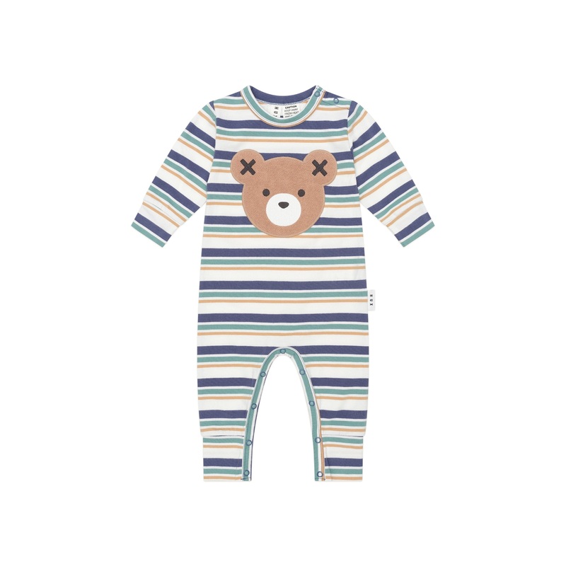 Huxbaby - Multi Stripe Hux Romper - HB0094W25