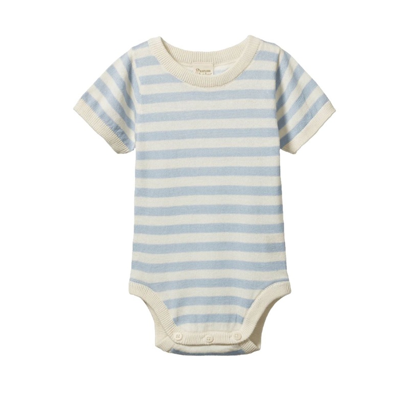 Nature Baby - Ren Bodysuit | Celestial Blue Sea Stripe